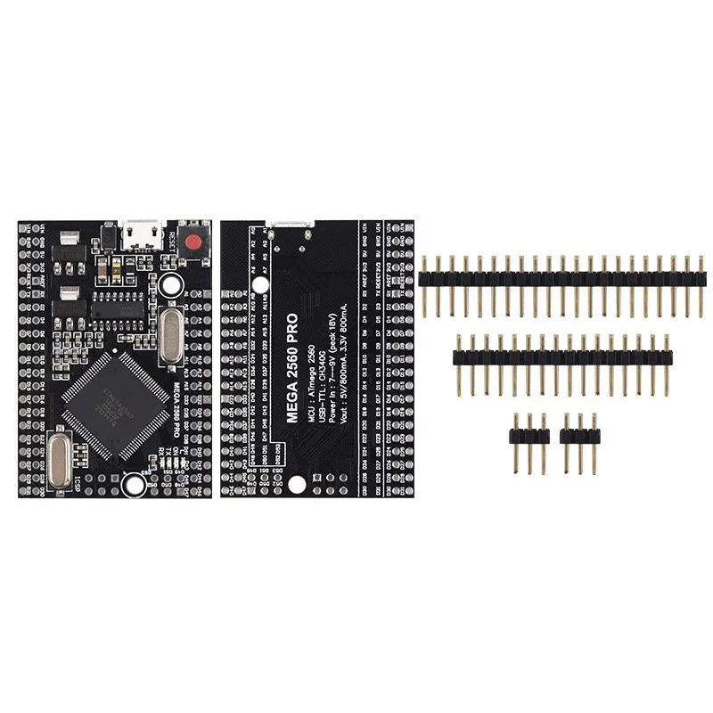 Mega2560 Mega 2560 PRO MINI 5V (ฝัง) CH340G ATmega2560-16AU MICRO TYPE-C ชาย Pinheaders สําหรับ Arduino Mega