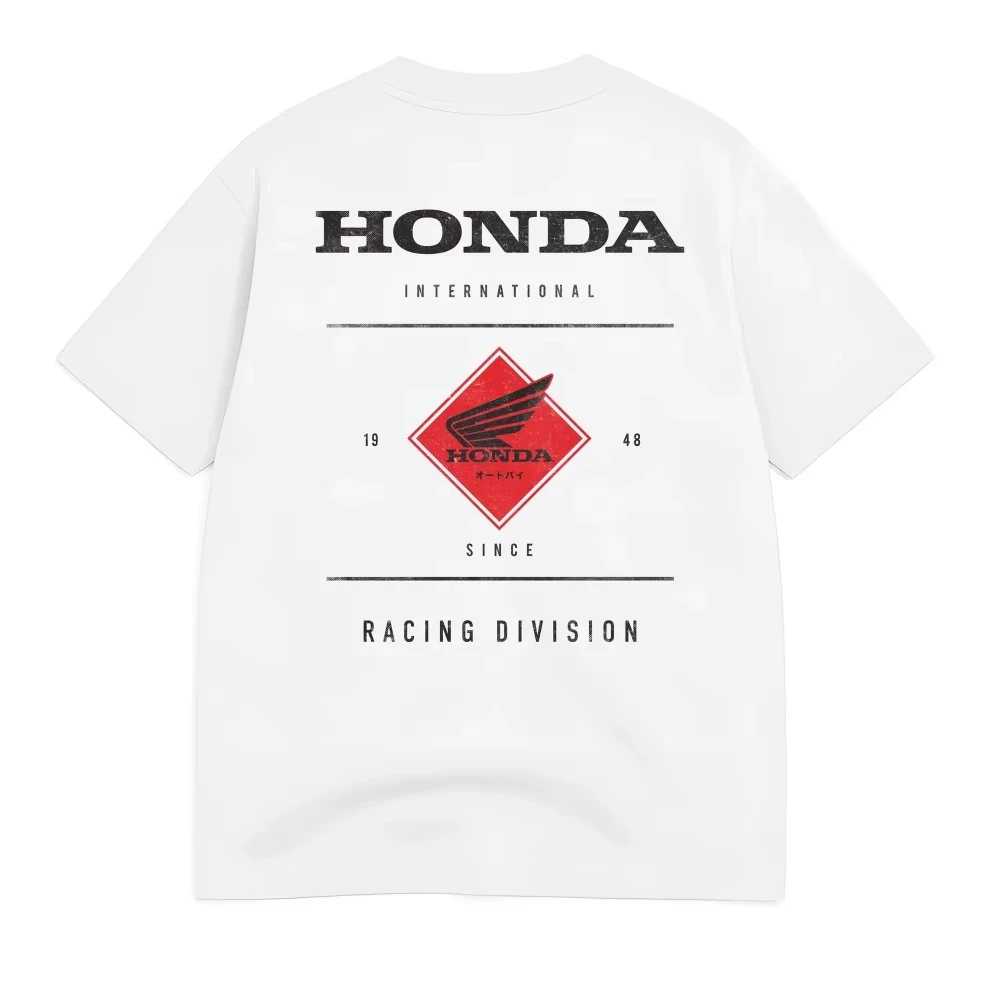 

Honda Wingless мотоциклетная футболка гоночная мужская женская футболка ретро мотоциклетная серия с принтом свободный вырез с коротким рукавом хип-хоп
