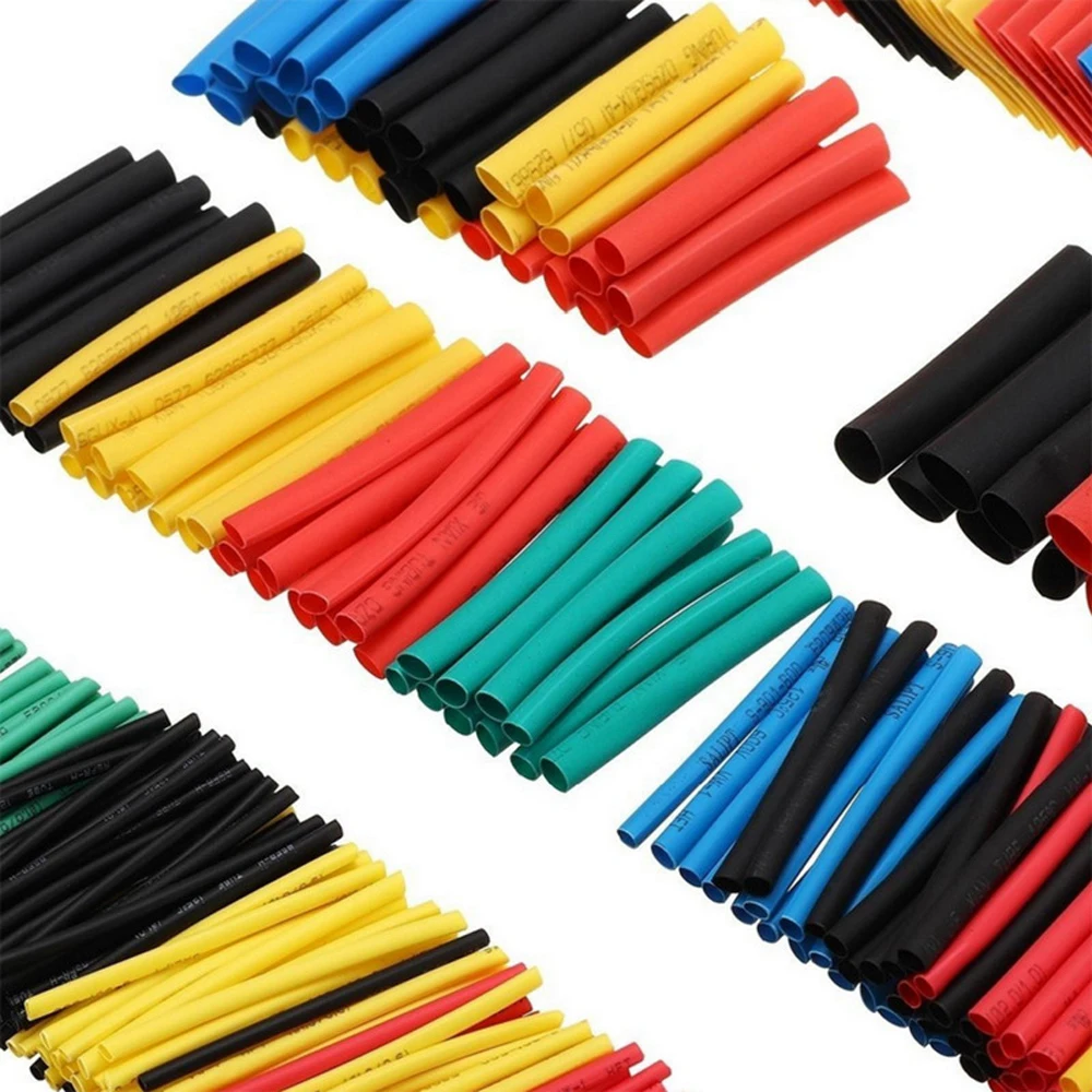 328-656 Stück Schrumpfschläuche Thermobeständiges Rohr Schrumpfverpackungsset Elektrischer Anschluss Draht Kabel Isolierschlauch – Detail 6