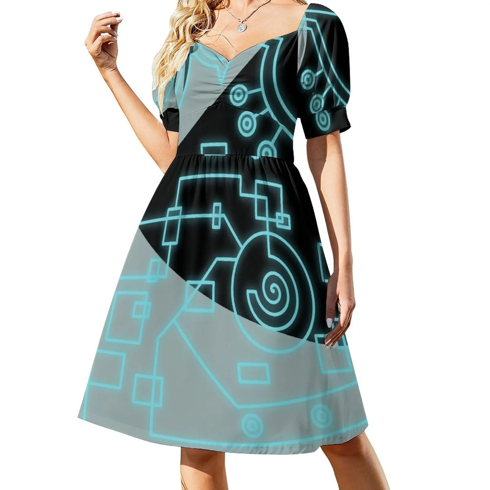 

Ancient Circuits Short-Sleeved Dress ceremony dresses dress for women 2025
