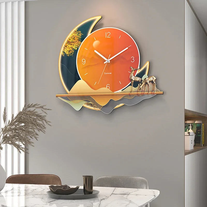 

Luxury Aesthetic Wall Clocks Japanese Nordic Fashion Wall Watch Minimalist Design Family Nordic Orologio Da Parete Wall Decor