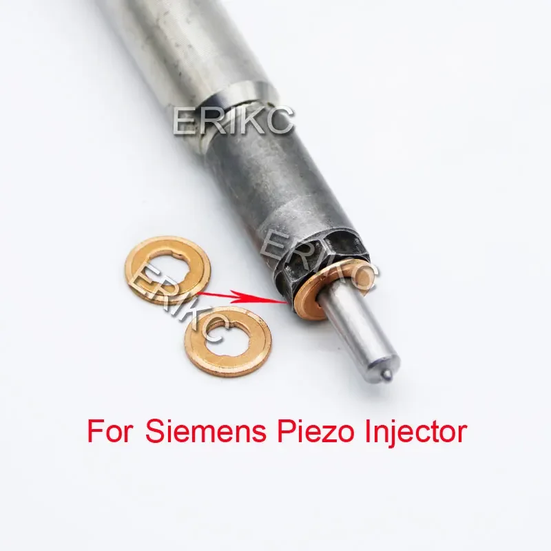 ERIKC Washer E1023603 Auto Injector Spare Parts Copper Size 2.00mm 10 Pcs/lot Thickness=2.00mm for Siemens Pizeo Injector