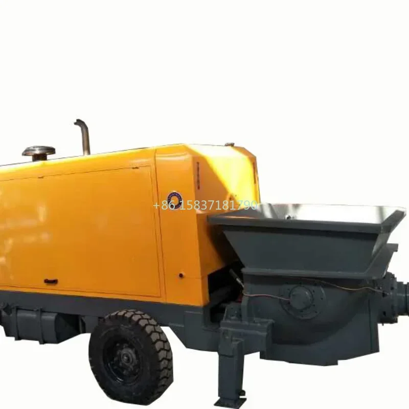 China High Quality Concrete Pump Machine Multifunctional Concrete Delivery Pump Hydraulic Concrete Pump 40m3/h Convey Cylinder