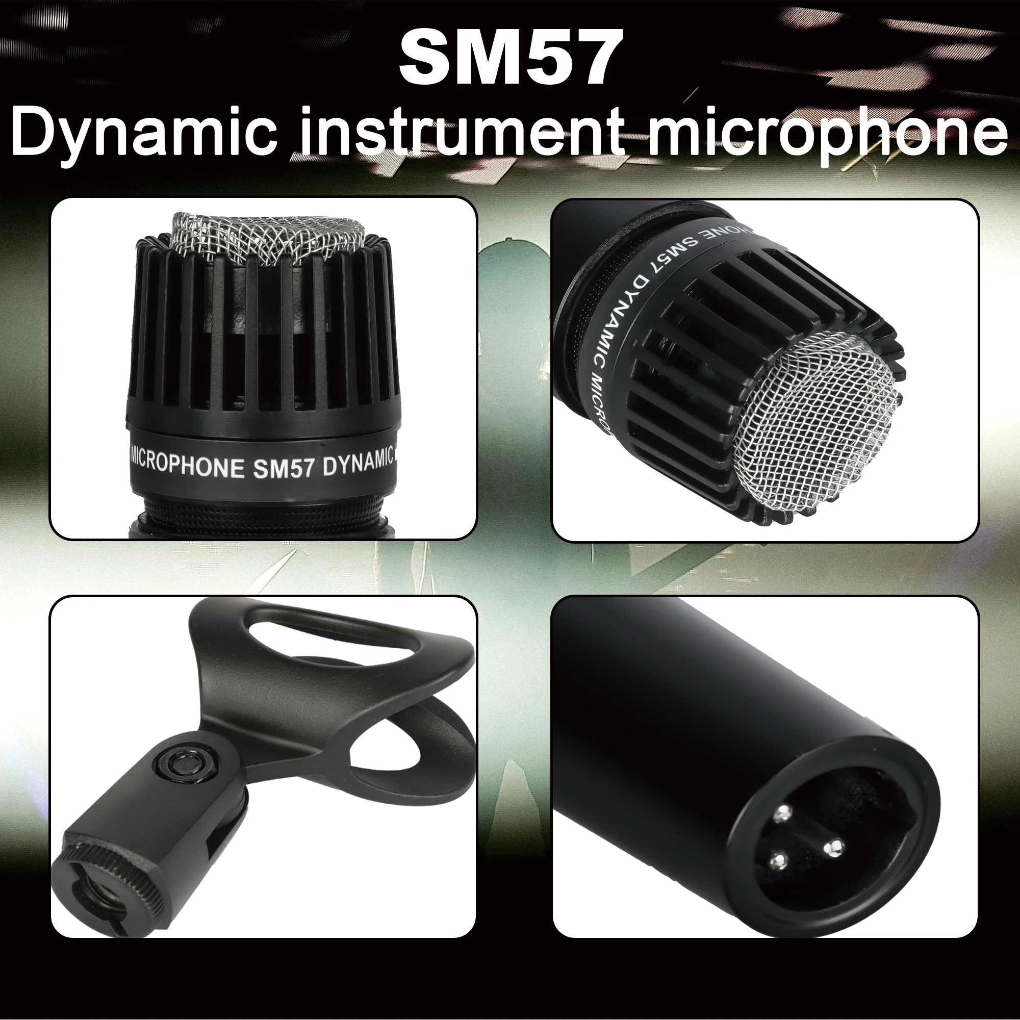 Lokchonk  Handheld Mic Vocal Cardioid Microphone For Livehouse,Karaoke SM57