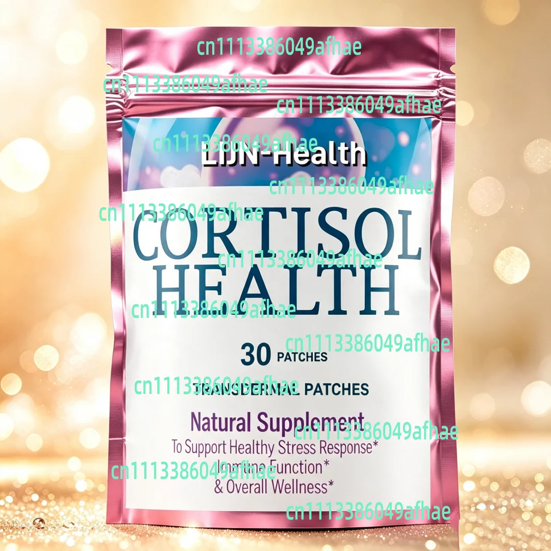 30 Patches Cortisol Transdermal Patches With Magnesium Oxide Stress Relief Support Stress Patches For Cortisol Relief