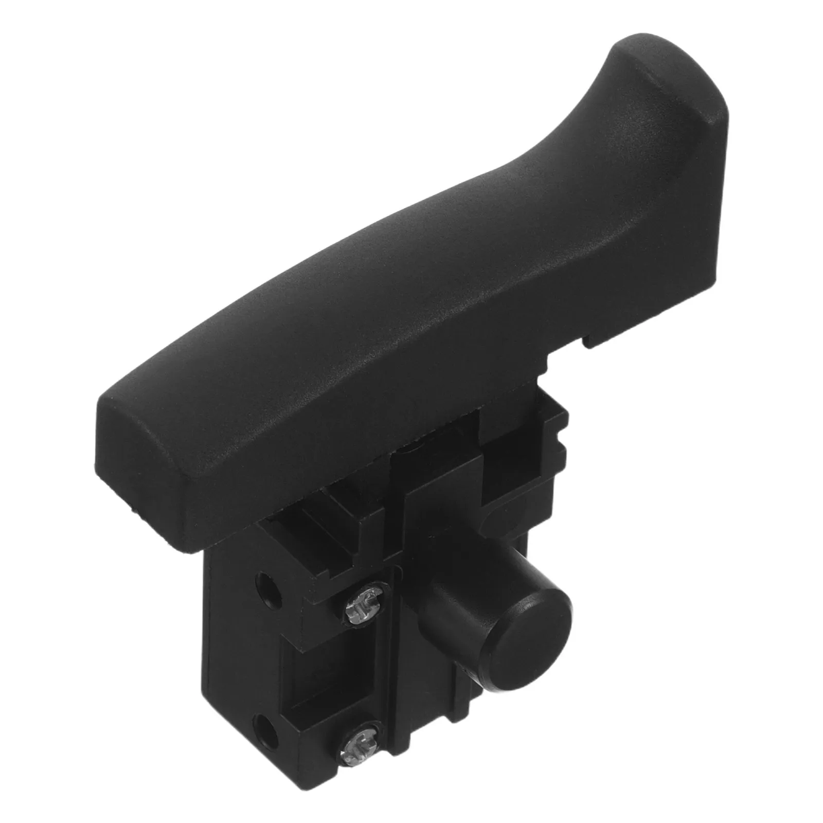 Ergonomic Black Trigger for Handheld Chainsaws and Reciprocating Saws Lock-Off Safety Feature Resistance