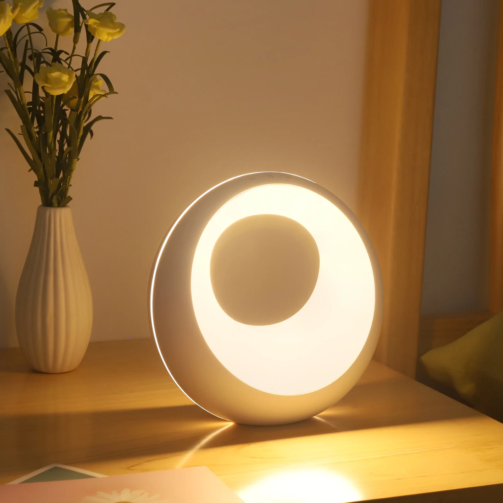 Touch the Bedside Light, Bedroom Night Light/remote Control Desk Light, Dimmable, Timed, RGB Color Changing Small Night Light