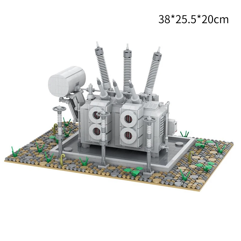 

MOC Building Blocks High Voltage Transformer Model DIY Assembled Bricks Educational Creative Display Children Toys Gifts 1885PCS