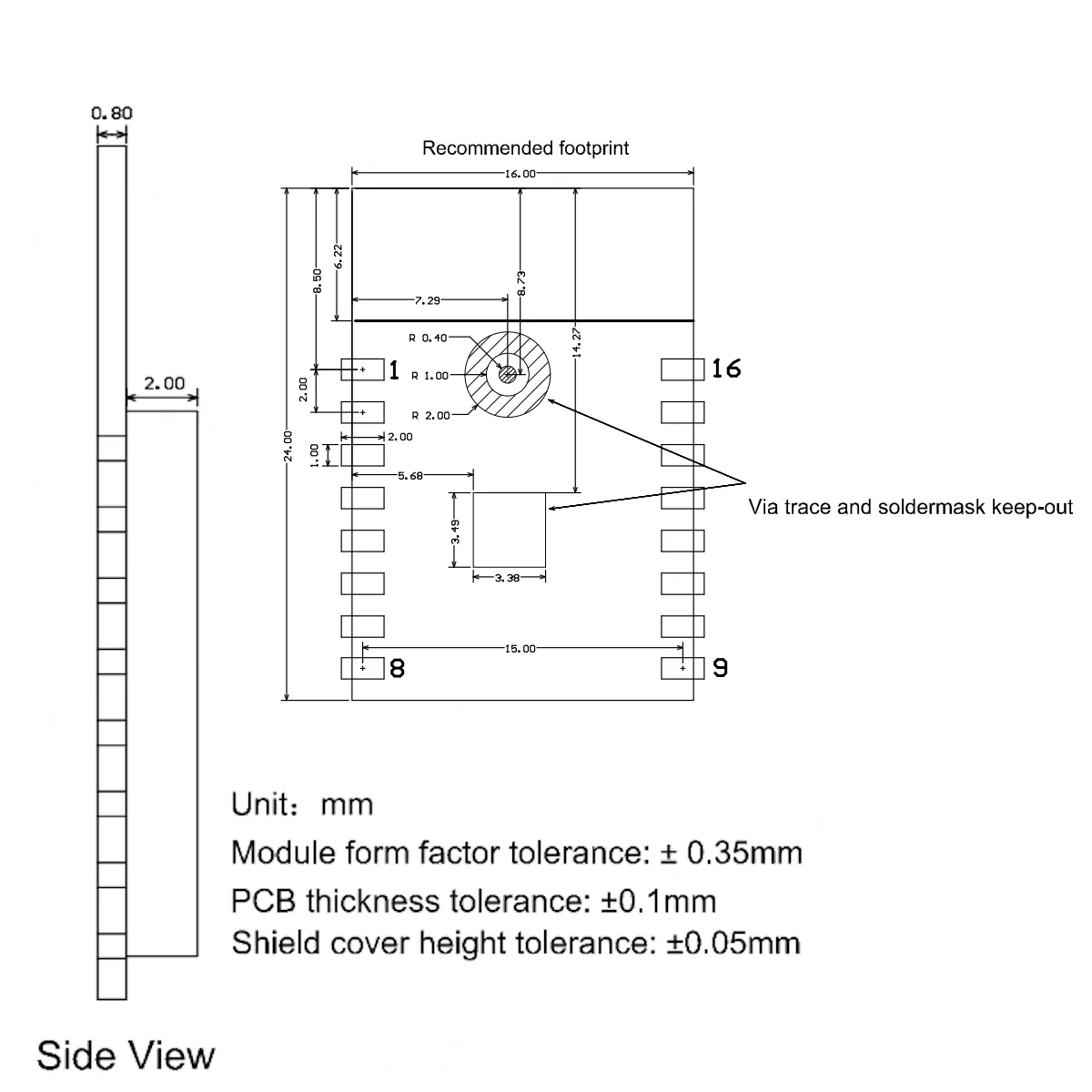 Tuya T3-3S Module Special for Open SDK Wi-Fi/Bluetooth ultra low power