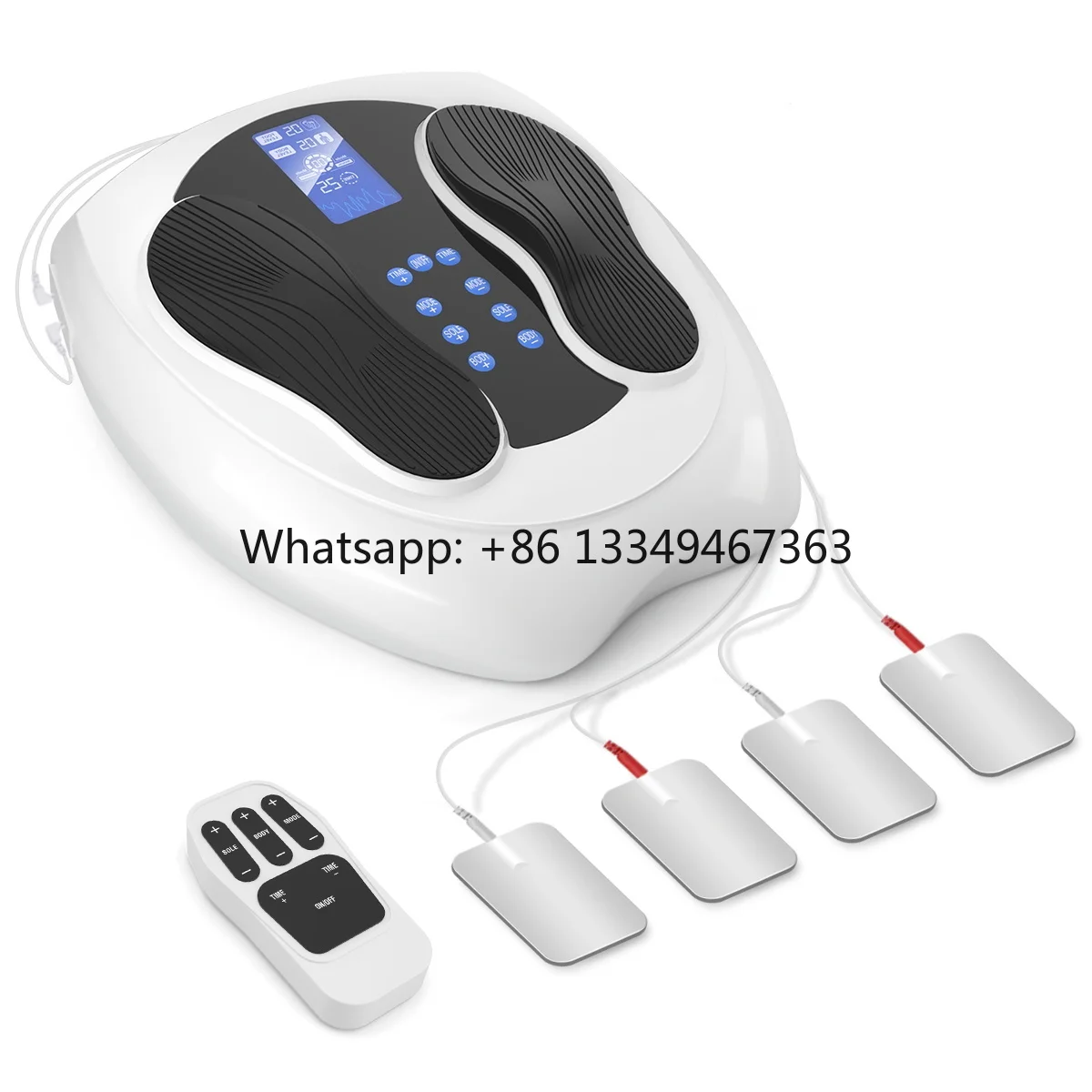 

Портативный новый электрический массажер для ног с ЖК-дисплеем, биоэлектрический стимулятор мышц, массажер для стоп, инструмент для ухода за ногами