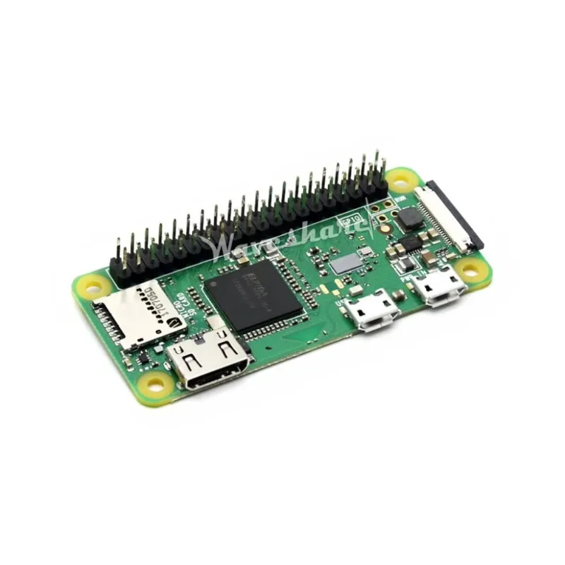 TopEsRaspberry Pi Zero WH (built-in WiFi, Pre-soldered Headers) Development Kit Type A, Basic Components