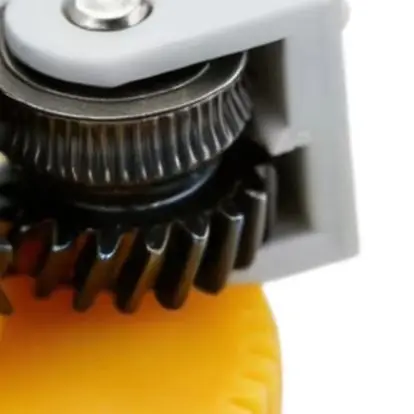 Extruder Gear for BambuLab For P1P For X1C X1E For 3D Printers Hardened Steel Body Plastic Handle Yellow Black Options