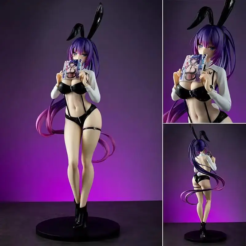 

25 см BearPanda Yuna Bunny Girl Аниме Фигурка AINA на коленях Сексуальная девушка ПВХ Фигурка Коллекционная модель Настольный декор Подарок