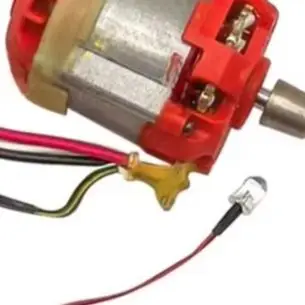 /Brushless /Motor /Assembly 7 Tooth 61mm For Tie Xin Wrench Metal Plastic Red Replacement Part Power Tool Accessories