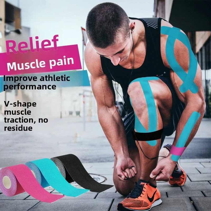 Muskel-Patch, Zugbandage, Achillessehnen-Muskel-Patch, Muskel-Effekt-Patch, professioneller Sport-Muskel-Patch, Badminton