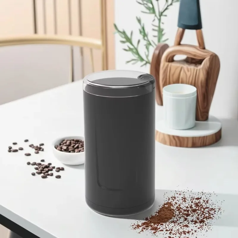 

Ручная кофемолка с лезвиями из нержавеющей стали, тонкое помоливание, управление одной кнопкой, вместимость, для использования в отелях