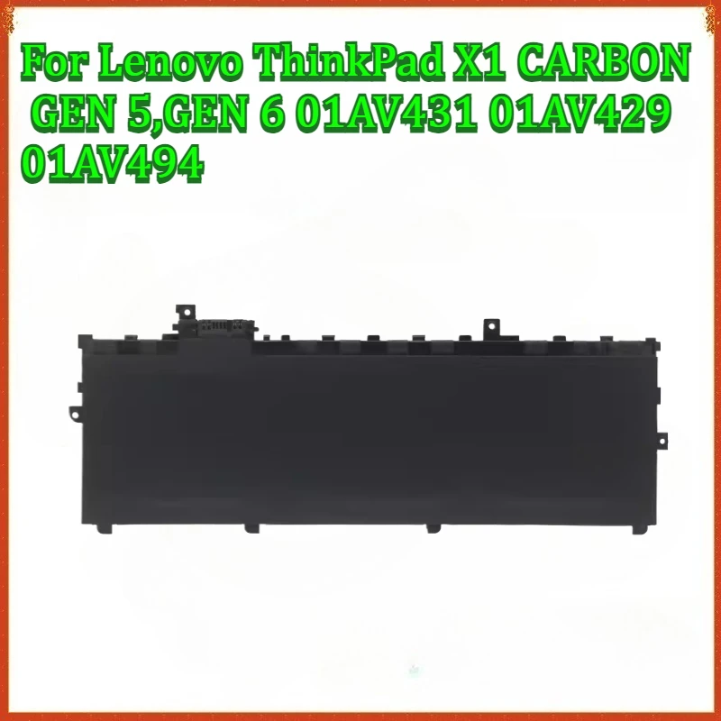 Новый аккумулятор для ноутбука 01AV430 для Lenovo ThinkPad X1 CARBON GEN 5, GEN 6-20XY 20KG002FAU 20KH006 серии 01AV431 01AV429 01AV494