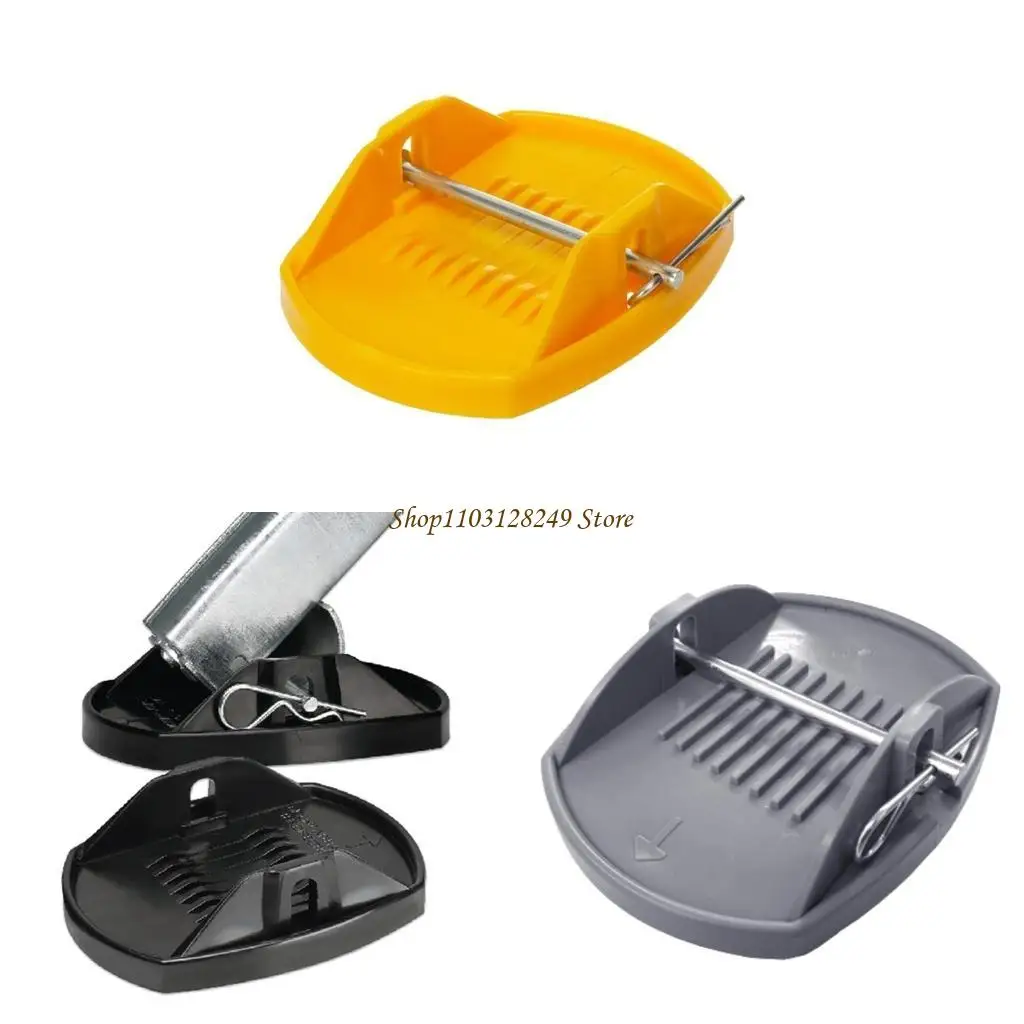 

N5KD 4pcs Motorhome Jacks Pad For Stabilising Legs With Metal Pins Large Surface Area