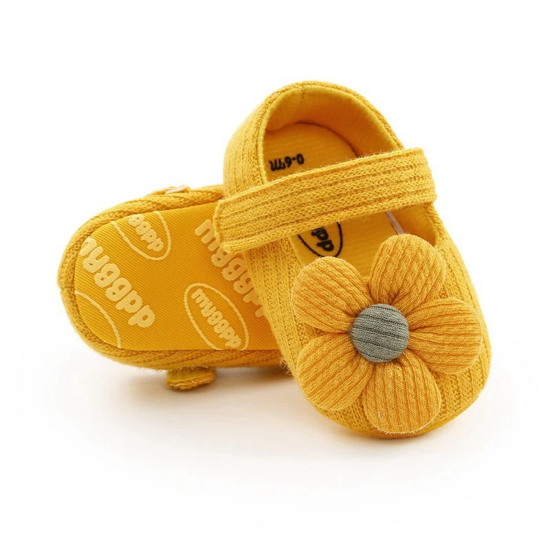 Zapatillas con lazo antideslizantes informales para niños pequeños, zapatos de princesa para primeros pasos de 0 a 18 meses, Primavera y primavera,