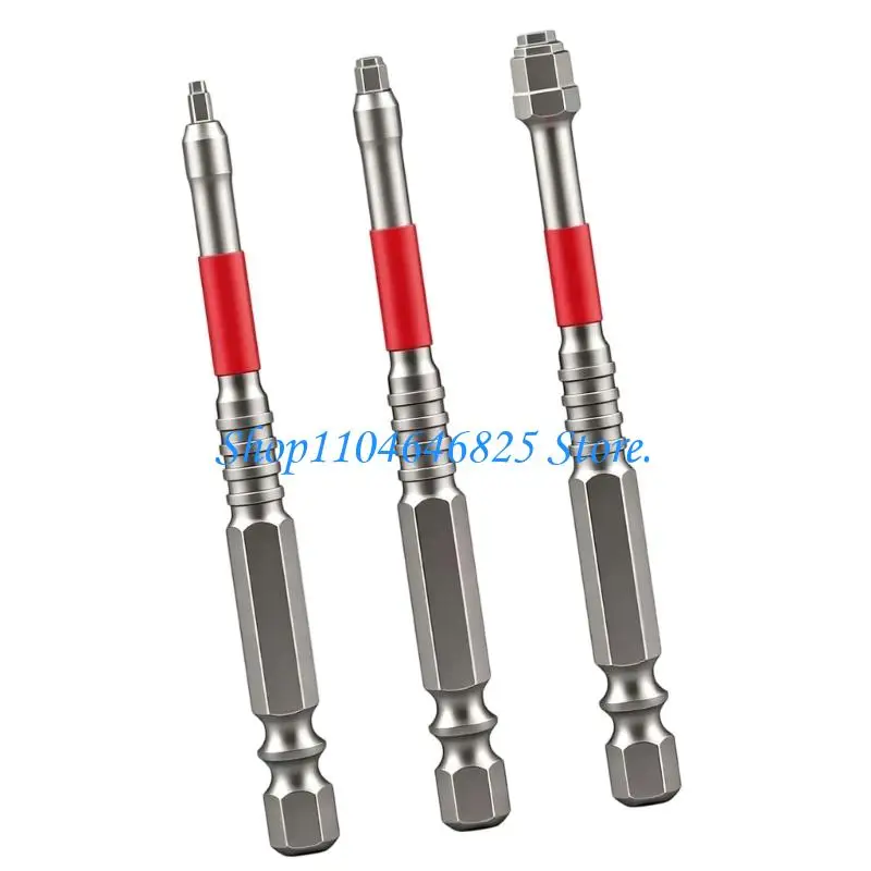 Repair Tool Stepped Driver Bit Set, Steel 1/4 Inch Drive Bits for Assembly and Installation Work Daily