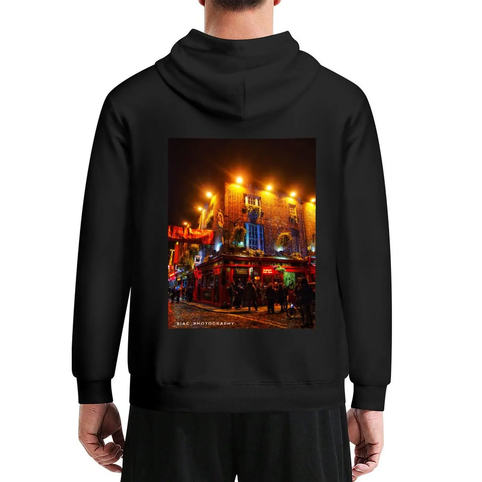 

Temple Bar Dublin, Ireland Hoodie korean style clothes winter clothes blouse men's winter sweater hoodie for men