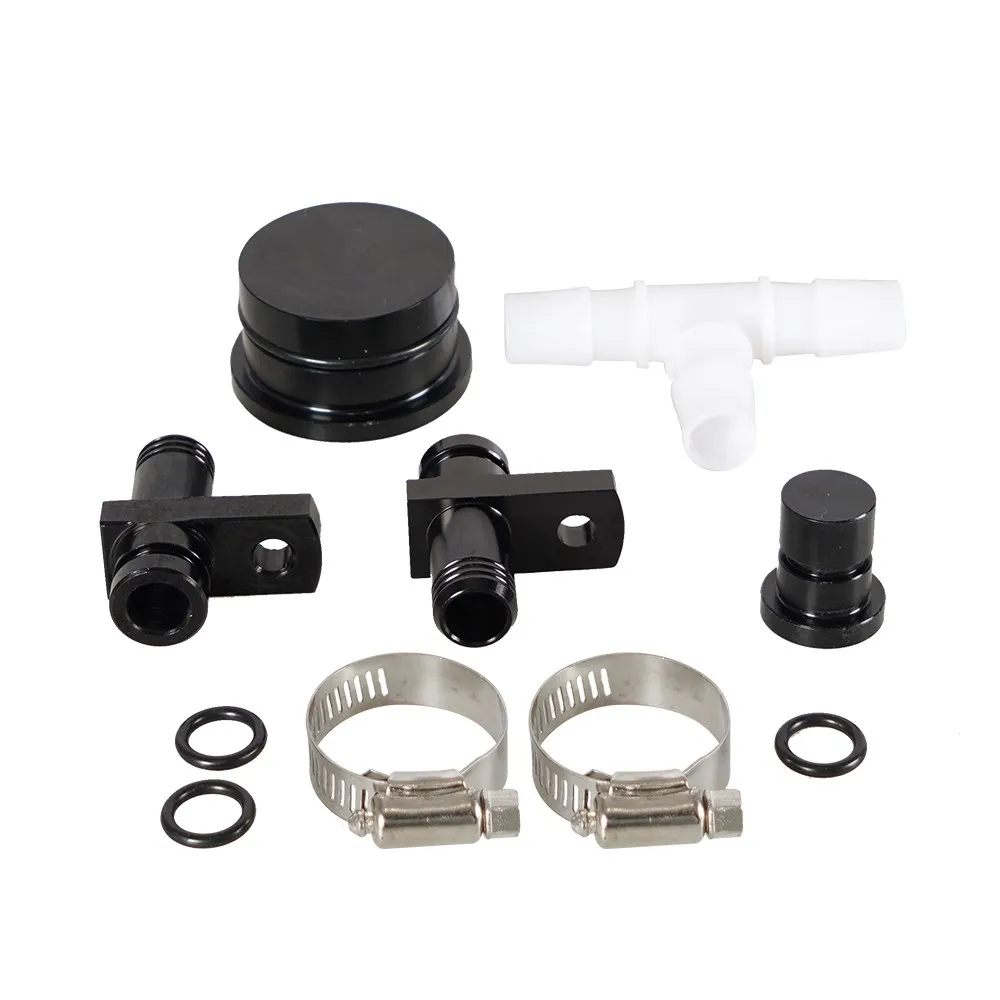Hot Resonato Engine Fit for Durmax Lly Lbz Lmm Black Aluminum Pcv 6.6L Diesel Engine Adapter Kit Parts Supplies Easy To Install