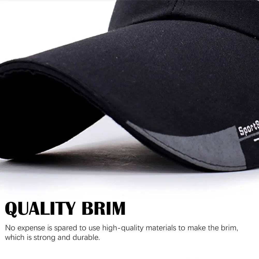 Summer Outdoor Sports Fishing Cap Extended brim Sunvisor Hats Adjustable Baseball Hat Fashion Casual Hat