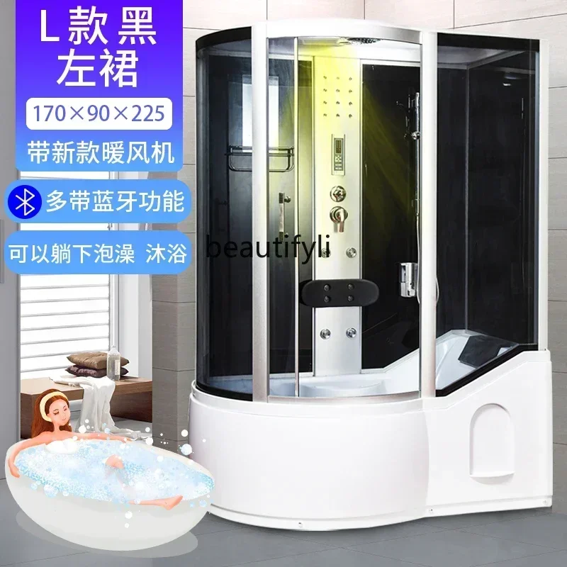 smt7486 غرفة استحمام ss جديدة، غرفة حمام متكاملة، حمام، حوض استحمام، ركوب الأمواج، ساونا، غرفة حمام بخارية، فصل رطب وجاف ss 74