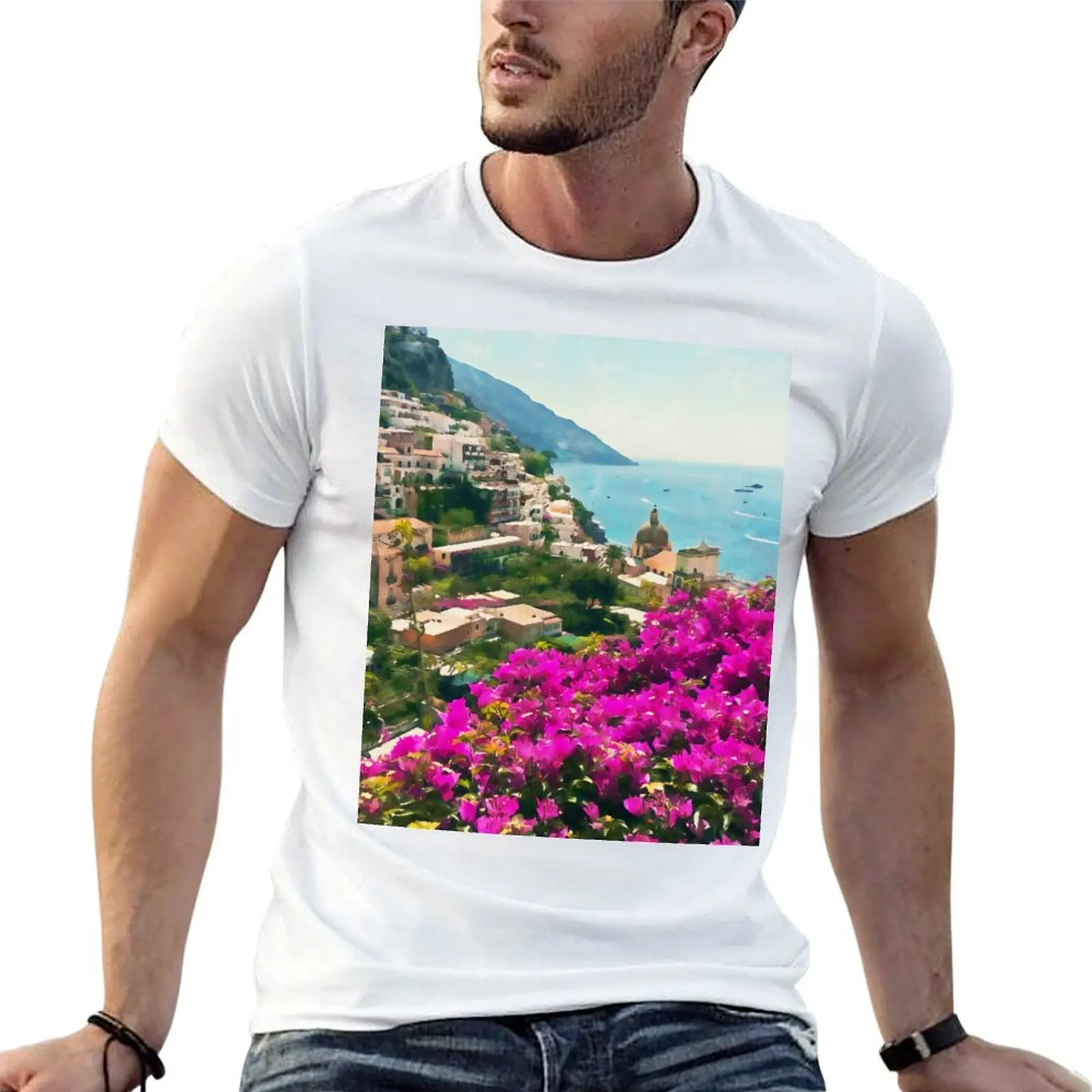 

Amalfi, Italy T-Shirt t shirt personalised man t shirt summer T-Shirt