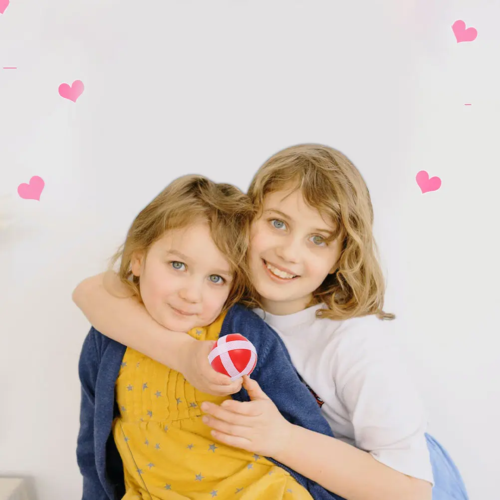 

24Pcs Sticky Suction Ball Darts Set Exquisite Workmanship Safe Flexible Plastic Lightweight Small Size Throwing Play for