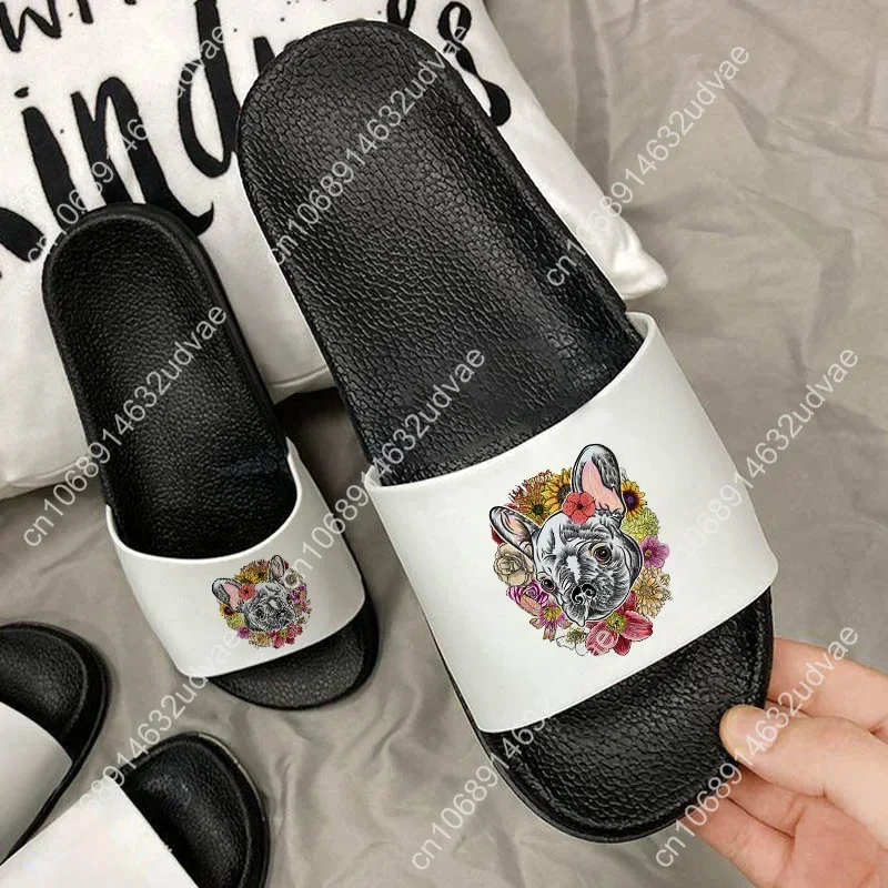 2025 New Hot Cute Bulldog Cartoon Women Slippers Slippers Indoor Home slippers Ladies Slides Bathroom Flip Flops Mujer