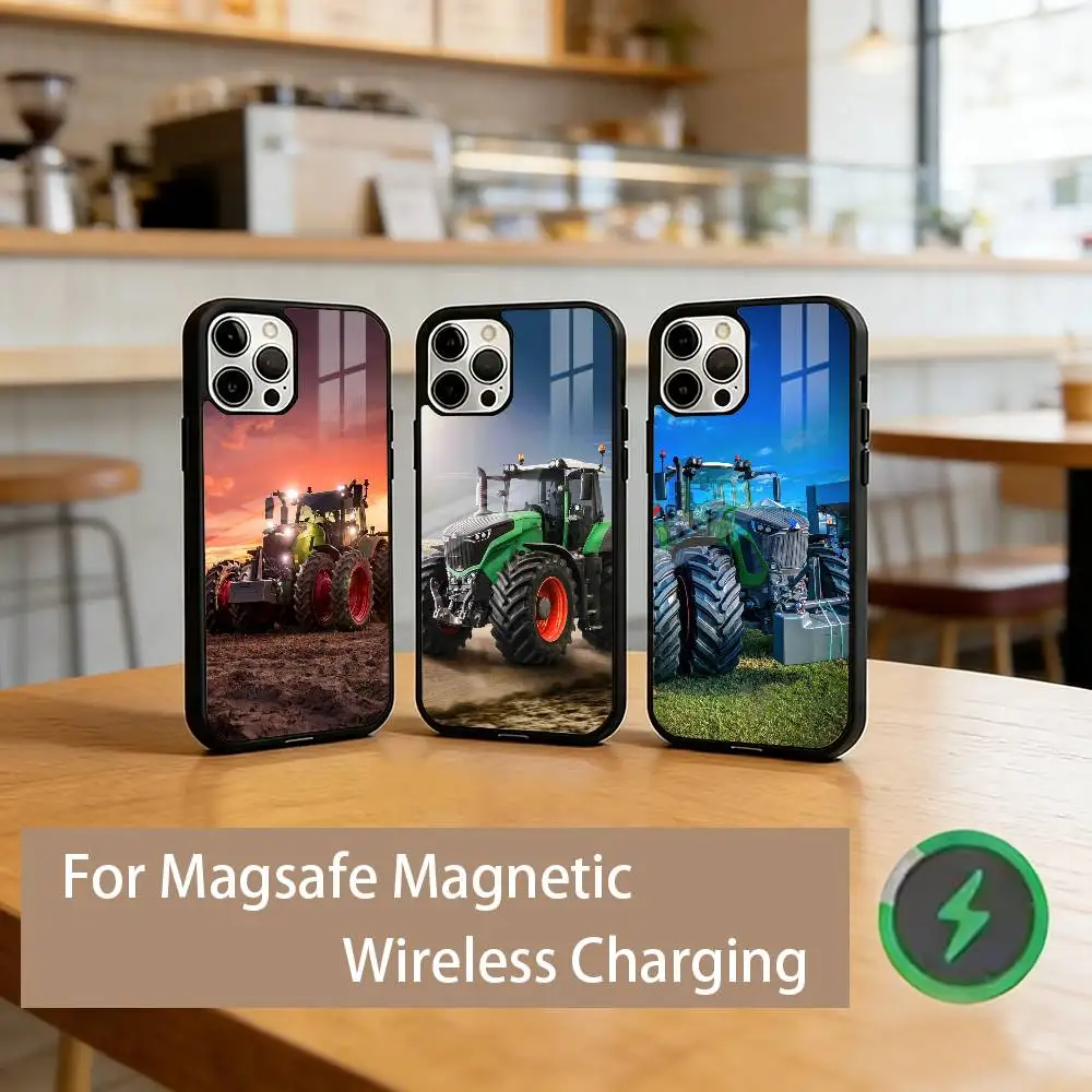 Tractor  F-Fendt Phone Case For iPhone17,16,15,14,13,12,11 Plus,Pro Magnetic with Magsafe Wireless Charging