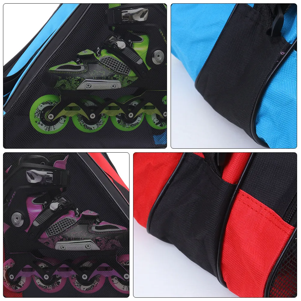 

2Pcs Skating Bag Oxford Cloth Roller Skate Storage Pouch Washable Foldable Space Saving for Ice Skates Inline Skates Skating Bag