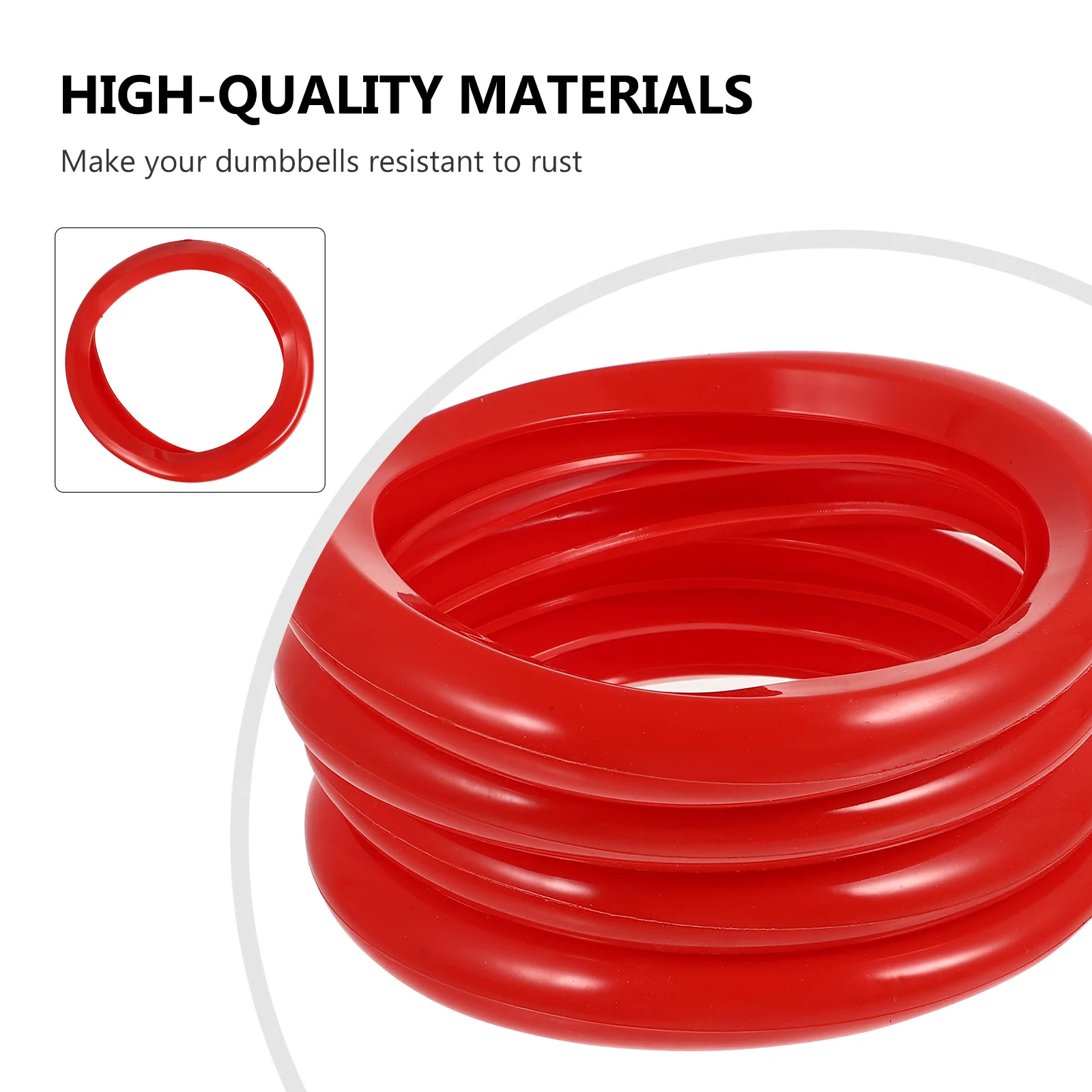 

16Pcs Anti-Fall Dumbbell Covers Safe Material Non-Slip Guards Durable Protector Silicone Dumbbell Cover Fitness Accessory