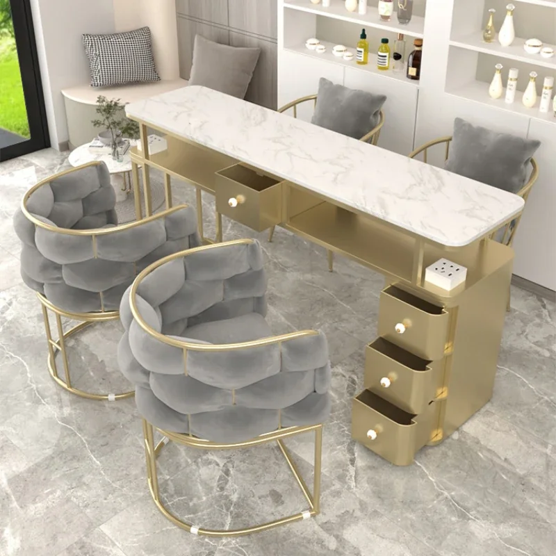 

Professional Aesthetic Furniture Table Mesas Manicure Lamp Nails Nail Supplies Equipment Coffee Tables Nageltisch Salon Station