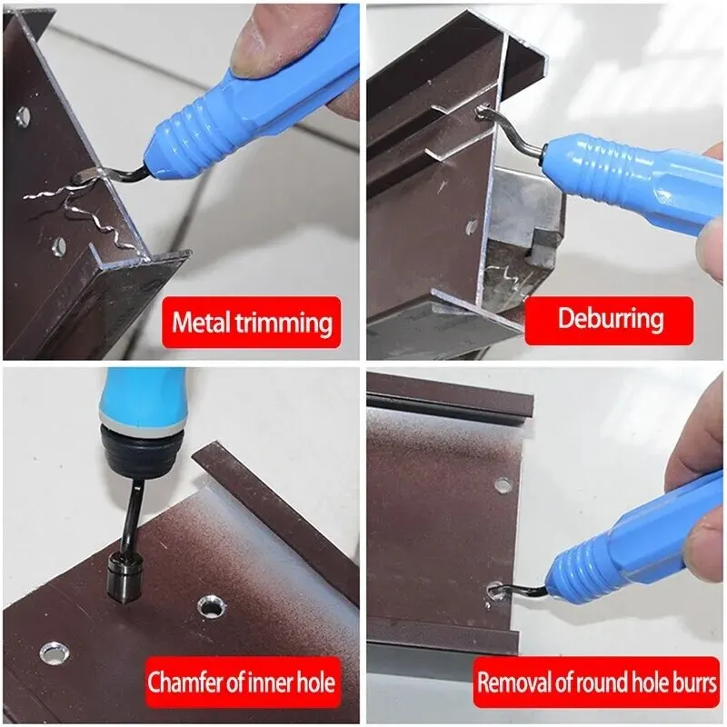 Hand Trimming Knife Deburring Scraper NB1100 Chamfer Trimming Removal Aluminum Alloy Plastic Waste Edge Tool Handle With Blade