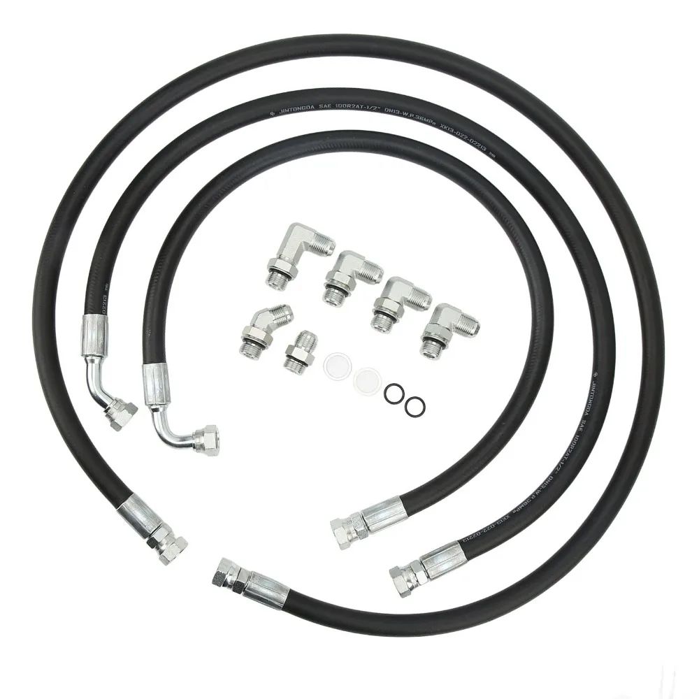 Transmission Cooler Lines Metal Cooler Lines Fitting Kit Replacement - Transmission System Automatic Transmission Component