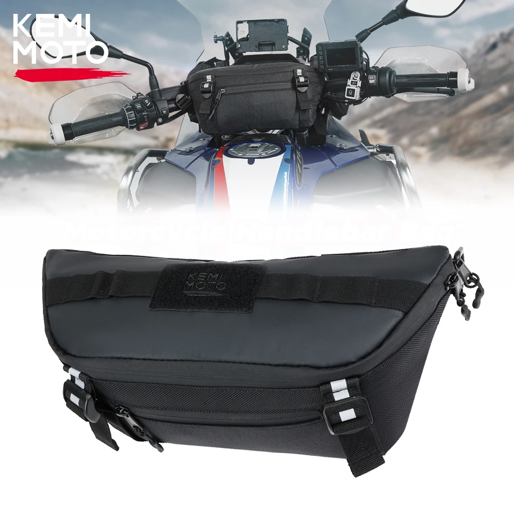 

Motorcycle Handlebar Bag Universal Motorcycle Front Fork Storage Bag for BMW R1250GS F850GS S1000XR for Yamaha MT09 for Surron