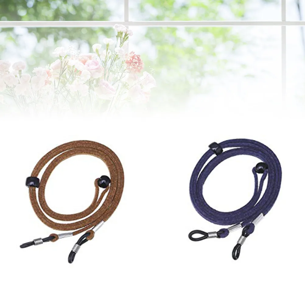 

4Pcs Sturdy Eyeglasses String Holder Adjustable Skid-Resistant Glasses Cord for Neck Arm Head Wear Eyewear Safety Strap Sports
