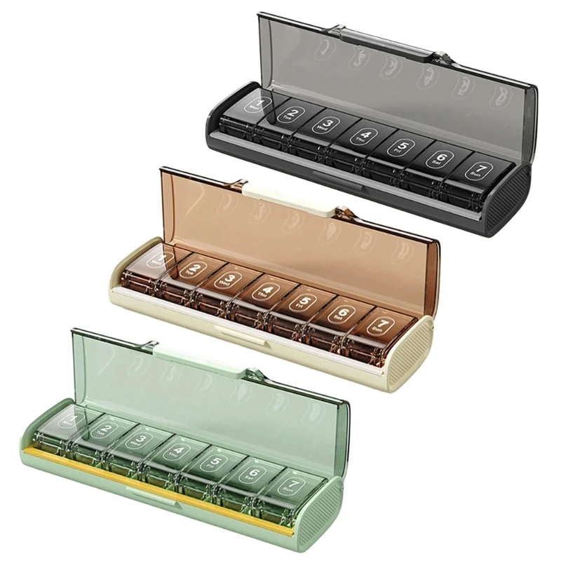 652F Convenient Pills Storage Case Pills Dispenser Designed For Seniors And