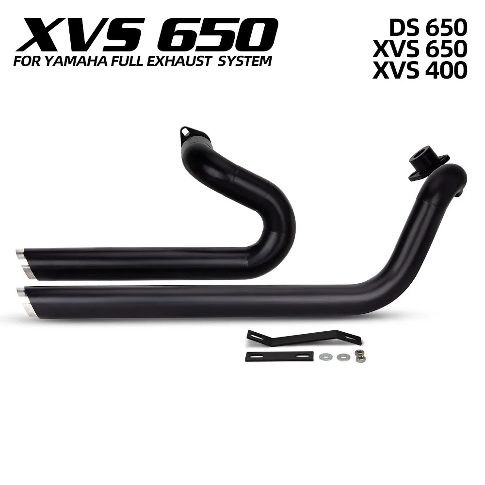 Motorcycle Exhaust Modify Front Pipe 51mm Escape Moto Line For Yamaha VStar400 VStar650 XVS650 XVS400 DS650 Vstar XVS DS 650 400