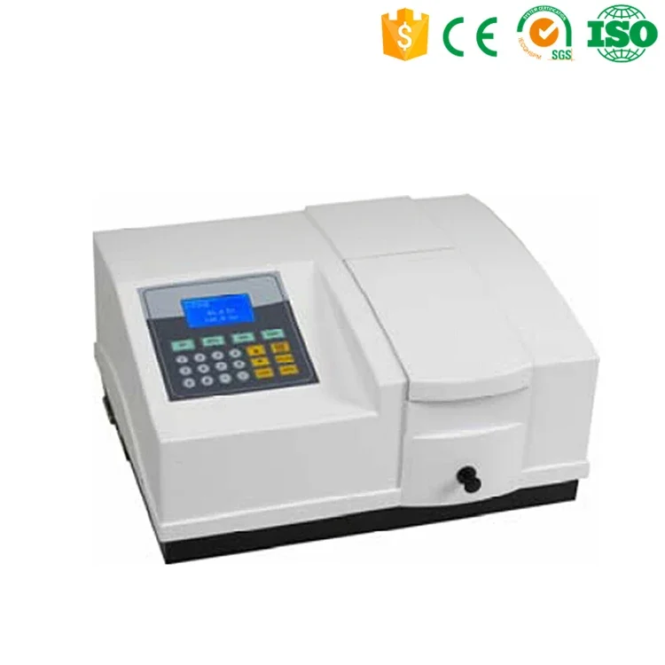 High resolution Single Beam UV VIS spectrometer/Spectrophotometer price for sale