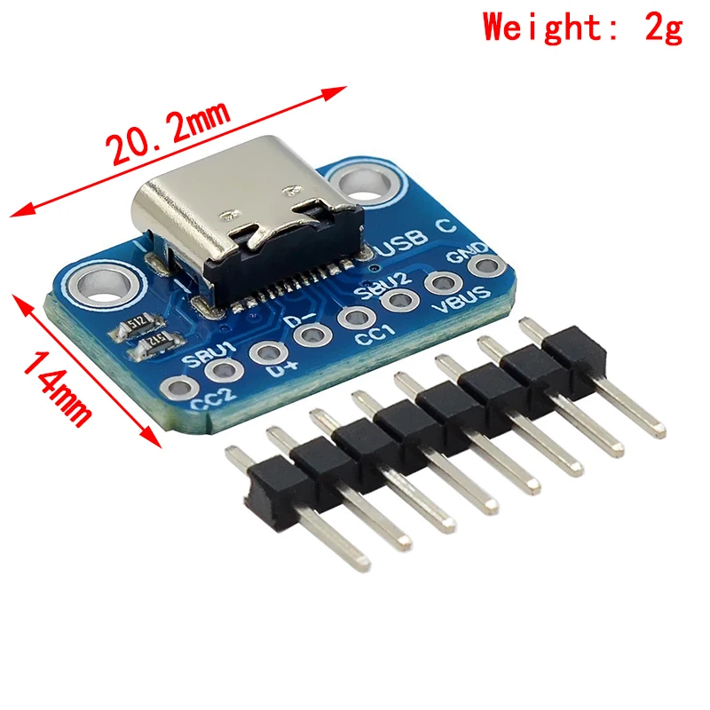 Type-c usb transfer pin dip female base B adapter plate welded female head typec feed and discharge pin