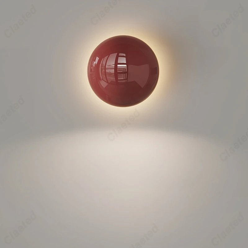 

Modern Simple Cream Wind Wrought Iron Round Wall Lamp Living Room Dining Room Study Bedroom Atmosphere Decorative Lighting