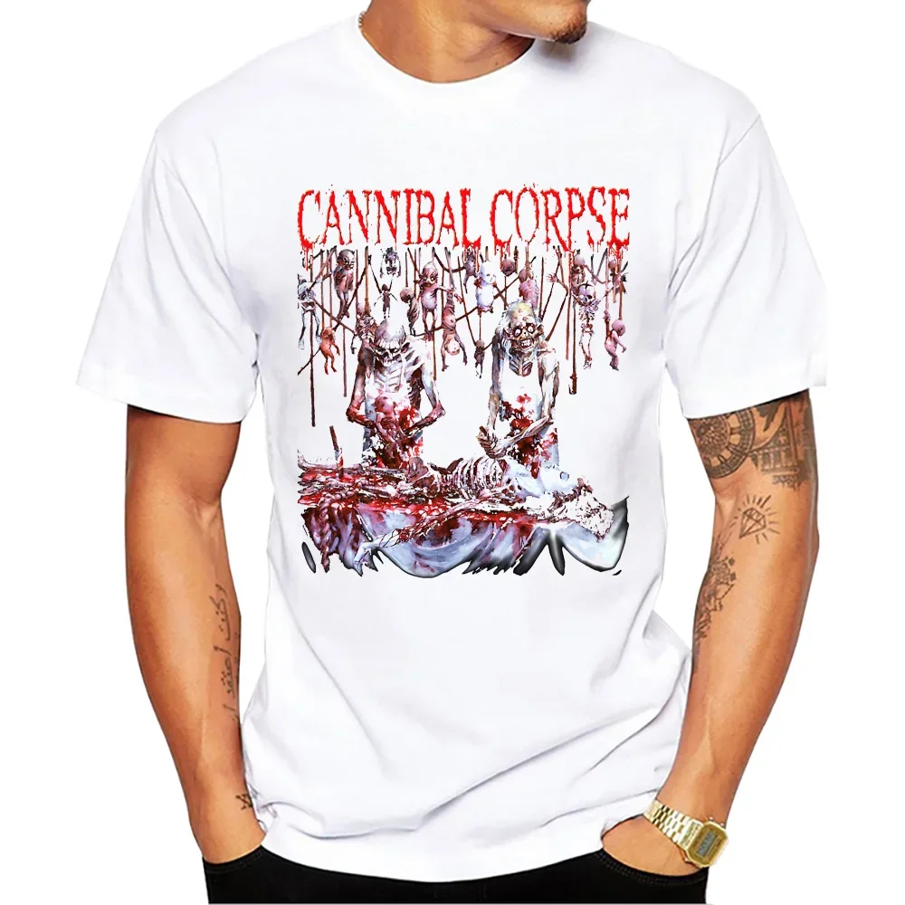 Butchered At Birth Printed T Shirts Short Sleeve Tshirts Harajuku Tee New Punk Style Annibal Corpse Men T-Shirt Summer Funny