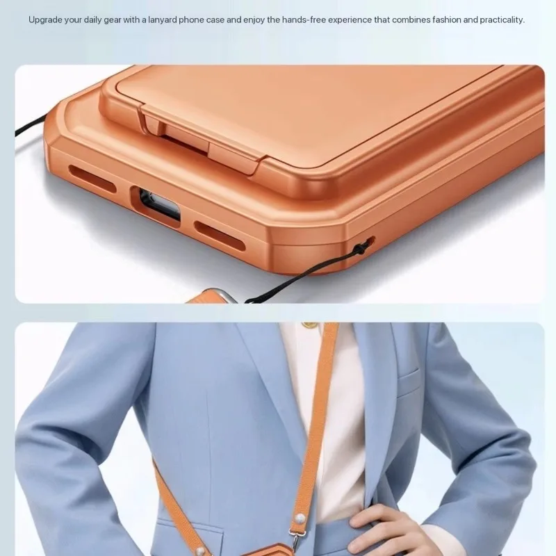Etui na telefon iPhone 18 Pro Max, 17 Pro, 15 Pro Max z przesuwaną osłoną na aparat i funkcją podstawki, z uchwytem na karty, wykonane z PC+TPU, odporne na upadki. — zdjęcie produktu 6