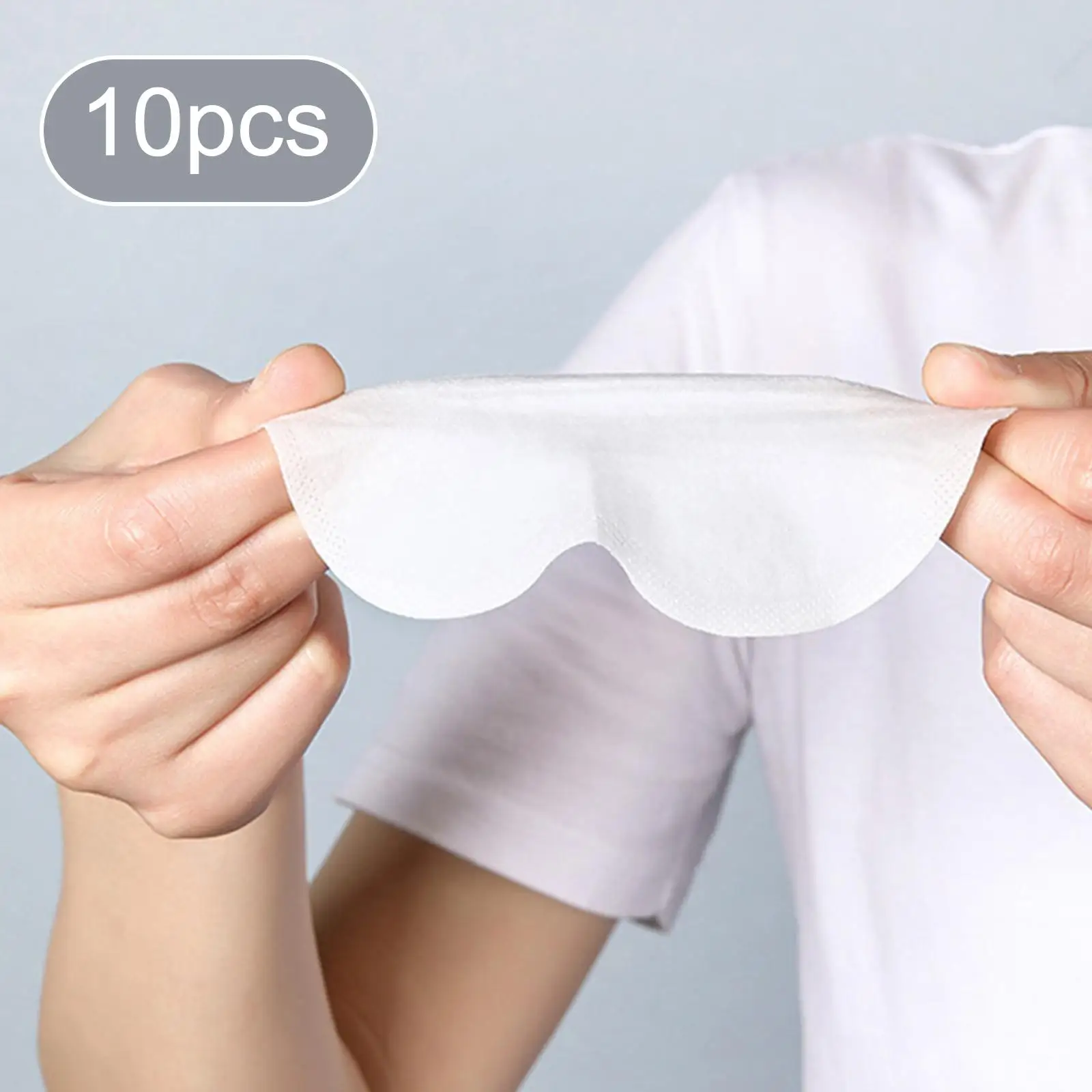 

10Pcs Disposable Underarm Sweat Pads Non Visible Anti Sweat for Women Men