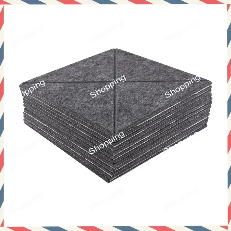 

A44M 12 Pcs Acoustic Panels,Sound Insulation Board,Wall Sound Insulation Board,For Acoustic Treatment,Wall Decor,Studio,Etc