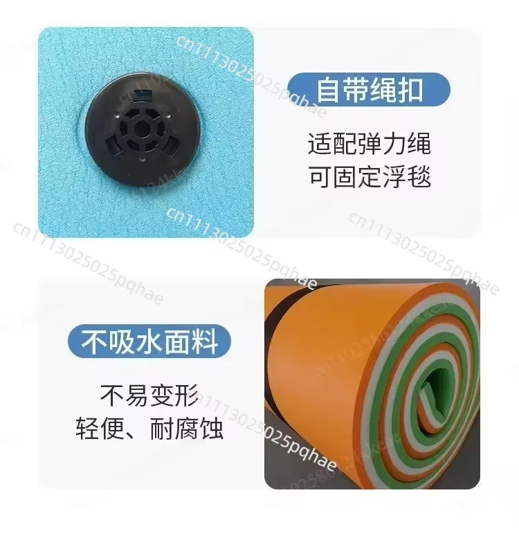 Color random water floating blanket swimming adult thickened entertainment sea floating bed leisure pool water magic carpet view 4