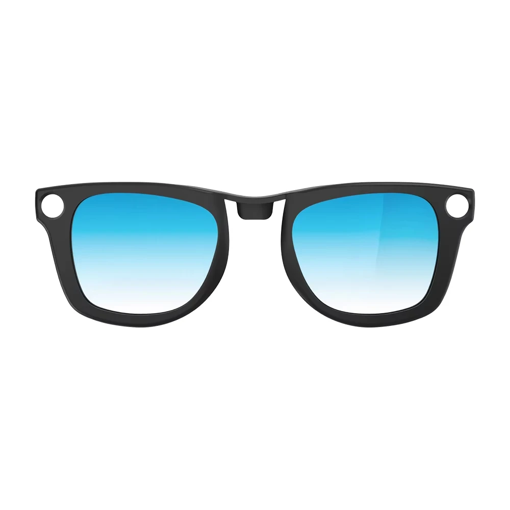 Clip dégradé Hibloks pour lunettes intelligentes Ray-Ban Meta Wayfarer & Gen2 RW4012/RW4006 taille M 50-22, lentilles de lunettes de soleil à clip mat